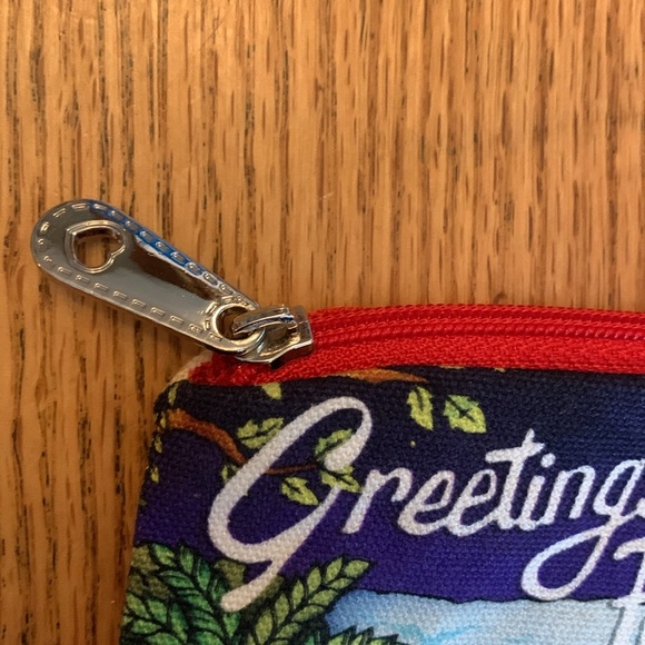 Brighton zipper pouch canvas postcard bag - Picture 5 of 7